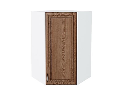 Кухонный  Шкаф верхний угловой Шале Белый, Brown Dreamline, 920, каркас ЛДСП  Белый, фасад МДФ  Brown Dreamline,  920*600*600 sppr5VVTtoAR53864 - фото 3819447