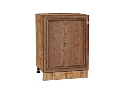 Кухонный  Шкаф нижний с 1-ой дверцей Шале Дуб Вотан, Brown Dreamline, 600, каркас ЛДСП  Дуб Вотан, фасад МДФ  Brown Dreamline,  816*600*480 sppr5VVTtoAR61372 - фото 3819518
