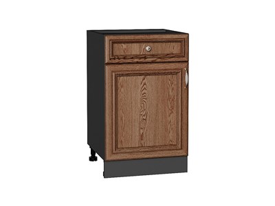 Кухонный  Шкаф нижний с 1-ой дверцей и ящиком Шале Graphite, Brown Dreamline, 500, каркас ЛДСП  Graphite, фасад МДФ  Brown Dreamline,  816*500*480 sppr5VVTtoAR53946 - фото 3819540
