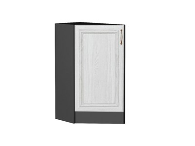 Кухонный  Шкаф нижний торцевой Шале Graphite, White Dreamline, каркас ЛДСП  Graphite, фасад МДФ  White Dreamline,  816*296*554 sppr5VVTtoAR54004 - фото 3819599