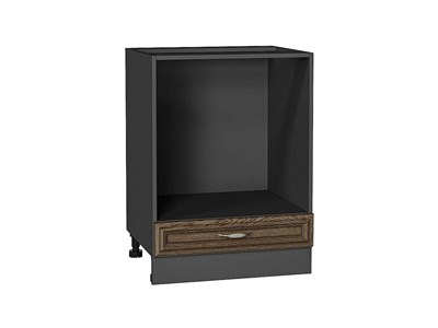 Кухонный  Шкаф нижний под духовку Шале Graphite, Brown Dreamline, 600, каркас ЛДСП  Graphite, фасад МДФ  Brown Dreamline,  816*600*476 sppr5VVTtoAR53878 - фото 3819611