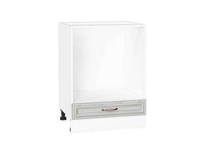 Кухонный  Шкаф нижний под духовку Шале Белый, White Dreamline, 600, каркас ЛДСП  Белый, фасад МДФ  White Dreamline,  816*600*476 sppr5VVTtoAR53875 - фото 3819617