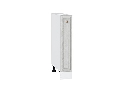 Кухонный  Шкаф нижний бутылочница Шале Белый, White Dreamline, 150, каркас ЛДСП  Белый, фасад МДФ  White Dreamline,  816*150*480 sppr5VVTtoAR53867 - фото 3819628