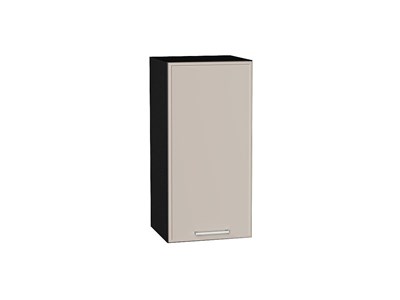 Кухонный  Шкаф верхний с 1-ой дверцей Квадро Graphite, Кашемир, 720, 350, каркас ЛДСП  Graphite, фасад МДФ  Кашемир,  716*350*321 sppr5VVTtoAR73104 - фото 3820808