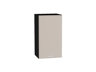 Кухонный  Шкаф верхний с 1-ой дверцей Квадро Graphite, Кашемир, 720, 400, каркас ЛДСП  Graphite, фасад МДФ  Кашемир,  716*400*321 sppr5VVTtoAR73105 - фото 3820809