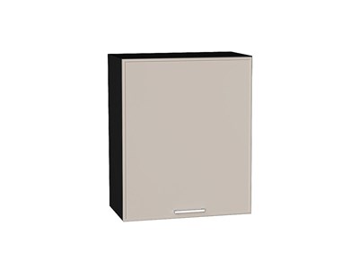 Кухонный  Шкаф верхний с 1-ой дверцей Квадро Graphite, Кашемир, 720, 600, каркас ЛДСП  Graphite, фасад МДФ  Кашемир,  716*600*321 sppr5VVTtoAR73108 - фото 3820812