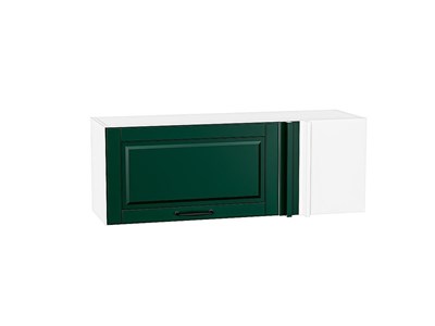 Кухонный  Шкаф верхний прямой угловой горизонтальный Дублин Белый, Special Green, каркас ЛДСП  Белый, фасад МДФ  Special Green,  358*1000*350 sppr5VVTtoAR74927 - фото 3821640