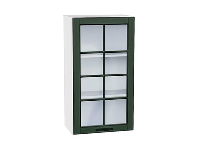 Кухонный  Шкаф верхний с 1-ой остекленной дверцей Дублин Белый, Special Green, 920, 500, каркас ЛДСП  Белый, фасад МДФ/Стекло  Special Green,  920*500*318 sppr5VVTtoAR74323 - фото 3821769