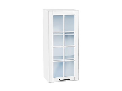 Кухонный  Шкаф верхний с 1-ой остекленной дверцей Дублин Белый, Special White, 920, 400, каркас ЛДСП  Белый, фасад МДФ/Стекло  Special White,  920*400*318 sppr5VVTtoAR74316 - фото 3821774