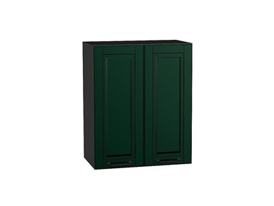 Кухонный  Шкаф верхний с 2-мя дверцами Дублин Graphite, Special Green, 720, 600, каркас ЛДСП  Graphite, фасад МДФ  Special Green,  716*600*318 sppr5VVTtoAR73147 - фото 3821788