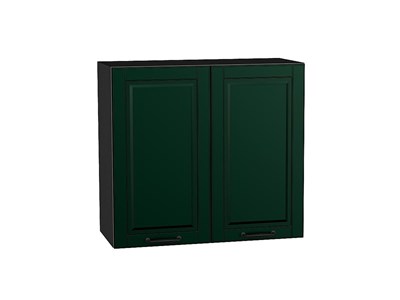 Кухонный  Шкаф верхний с 2-мя дверцами Дублин Graphite, Special Green, 720, 800, каркас ЛДСП  Graphite, фасад МДФ  Special Green,  716*800*318 sppr5VVTtoAR73148 - фото 3821789