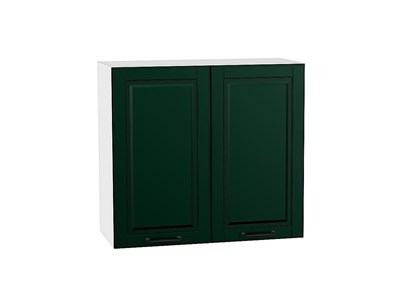 Кухонный  Шкаф верхний с 2-мя дверцами Дублин Белый, Special Green, 720, 800, каркас ЛДСП  Белый, фасад МДФ  Special Green,  716*800*318 sppr5VVTtoAR73132 - фото 3821797