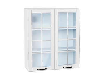 Кухонный  Шкаф верхний с 2-мя остекленными дверцами Дублин Белый, Special White, 920, 800, каркас ЛДСП  Белый, фасад МДФ/Стекло  Special White,  920*800*318 sppr5VVTtoAR74291 - фото 3821827