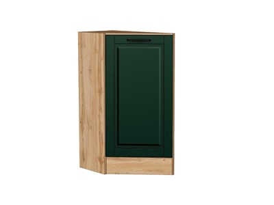 Кухонный  Шкаф нижний торцевой Дублин Дуб Вотан, Special Green, каркас ЛДСП  Дуб Вотан, фасад МДФ  Special Green,  816*296*552 sppr5VVTtoAR73671 - фото 3822020