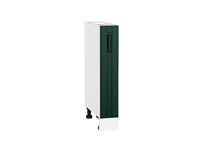 Кухонный  Шкаф нижний бутылочница Дублин Белый, Special Green, 150, каркас ЛДСП  Белый, фасад МДФ  Special Green,  816*150*478 sppr5VVTtoAR73303 - фото 3822044