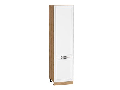 Кухонный  Шкаф пенал с 2-мя дверцами Дублин Дуб Вотан, Special White, 2340, 600, каркас ЛДСП  Дуб Вотан, фасад МДФ  Special White,  2336*600*574 sppr5VVTtoAR73758 - фото 3822075