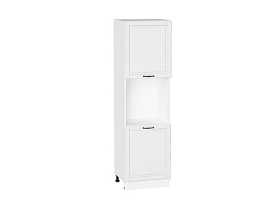 Кухонный  Шкаф пенал с 2-мя дверцами под технику Дублин Белый, Special White, 2140, каркас ЛДСП  Белый, фасад МДФ  Special White,  2132*600*574 sppr5VVTtoAR73783 - фото 3822088