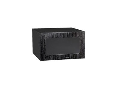 Кухонный  Шкаф верхний горизонтальный остекленный глубокий Валерия-М Graphite, Черный металлик дождь, 600, каркас ЛДСП  Graphite, фасад МДФ/Стекло  Черный металлик дождь,  358*600*574 sppr5VVTtoAR45654 - фото 3824446