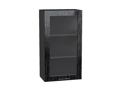 Кухонный  Шкаф верхний с 1-ой остекленной дверцей Валерия-М Graphite, Черный металлик дождь, 920, 500, каркас ЛДСП  Graphite, фасад МДФ/Стекло  Черный металлик дождь,  920*500*318 sppr5VVTtoAR40741 - фото 3824710