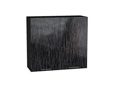 Кухонный  Шкаф верхний с 2-мя дверцами Валерия-М Graphite, Черный металлик дождь, 720, 800, каркас ЛДСП  Graphite, фасад МДФ  Черный металлик дождь,  716*800*318 sppr5VVTtoAR37889 - фото 3824802