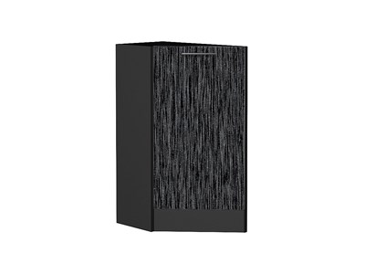 Кухонный  Шкаф нижний торцевой Валерия-М Graphite, Черный металлик дождь, каркас ЛДСП  Graphite, фасад МДФ  Черный металлик дождь,  816*296*552 sppr5VVTtoAR38657 - фото 3825448