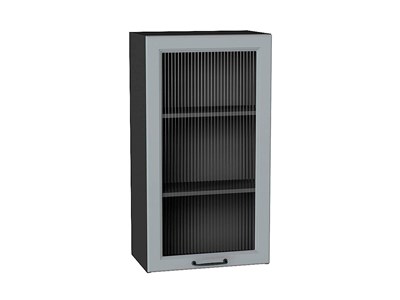Кухонный  Шкаф верхний с 1-ой остекленной дверцей Ницца Graphite, Magnum, 920, 500, Moru, каркас ЛДСП  Graphite, фасад МДФ/Стекло  Magnum,  920*500*318 sppr5VVTtoAR67408 - фото 3827253