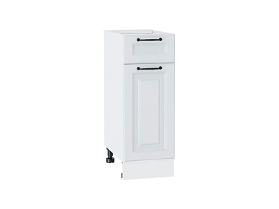 Кухонный  Шкаф нижний с 1-ой дверцей и ящиком Ницца Белый, Blanco, 300, каркас ЛДСП  Белый, фасад МДФ  Blanco,  816*300*478 sppr5VVTtoAR33727 - фото 3828126