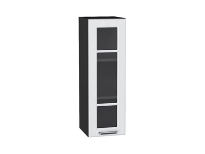 Кухонный  Шкаф верхний с 1-ой остекленной дверцей Прага Graphite, Белое дерево, 920, 300, каркас ЛДСП  Graphite, фасад МДФ/Стекло  Белое дерево,  920*300*318 sppr5VVTtoAR40972 - фото 3830761