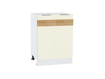 Шкаф нижний с 2-мя дверцами Терра D Белый, Ваниль Софт, 600 sppr5VVTtoAR68362
