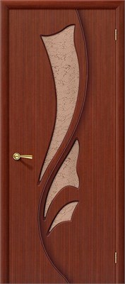 Межкомнатная дверь   Эксклюзив Ф-15 (Макоре) Риф. 200*60,  модерн,  остекленные,  Брус хвойных пород, МДФ, жесткий сотовый наполнитель. spBRV003-0279 - фото 3832987