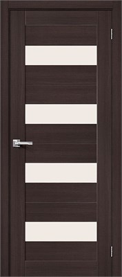 Межкомнатная дверь   Порта-23 Wenge Veralinga Magic Fog 200*60,  модерн,  остекленные,  Композитный мебельный щит на основе высококачественного соснового бруса и MDF. spBRV057-0123 - фото 3833139