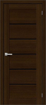 Межкомнатная дверь   Вуд Модерн-22 Golden Oak Black Star 200*60,  модерн,  остекленные,  Мебельный щит на основе высококачественного соснового бруса и MDF. spBRV125-0001 - фото 3833460