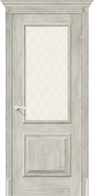 Межкомнатная дверь   Классико-13 Chalet Provence White Сrystal 200*60,  классика,  остекленные,  Композитный мебельный щит на основе высококачественного соснового бруса и MDF. spBRV097-0374 - фото 3833489