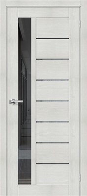 Межкомнатная дверь   Порта-27 Bianco Veralinga Mirox Grey 200*60,  модерн,  остекленные,  Композитный мебельный щит на основе высококачественного соснового бруса и MDF. spBRV082-0394 - фото 3833550
