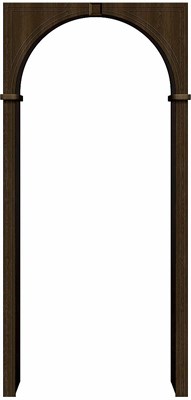 Арка портал   Бравo Dark Barnwood 230*70-150*40,  классика,  ,  МДФ. spBRV016-0521 - фото 3833684