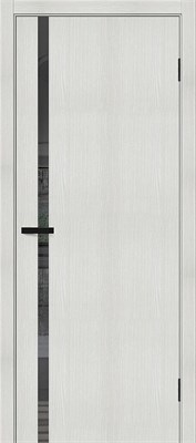 Межкомнатная дверь   Браво-1.55 Bianco Veralinga Mirox Grey 200*60,  модерн,  остекленные, spBRV153-0276 - фото 3833792