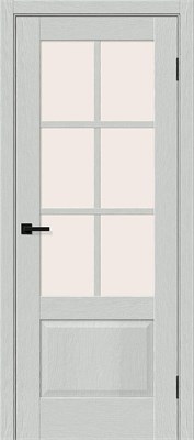 Межкомнатная дверь   Прима-13.0.1 Grey Wood Magic Fog 200*60,  неоклассика,  остекленные,  Композитный мебельный щит на основе высококачественного соснового бруса и древесных плит. spBRV153-0744 - фото 3833913