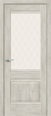 Межкомнатная дверь   Прима-3 Chalet Provence White Сrystal 200*60,  неоклассика,  остекленные,  Композитный мебельный щит на основе высококачественного соснового бруса и древесных плит. spBRV153-0797 - фото 3833927
