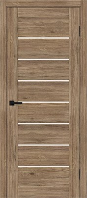Межкомнатная дверь   Браво-22 Original Oak Magic Fog 200*60,  модерн,  остекленные, spBRV153-0969 - фото 3833960