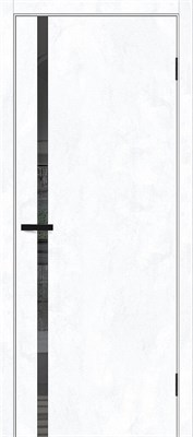 Межкомнатная дверь   Браво-1.55 Snow Art Mirox Grey 200*60,  модерн,  остекленные, spBRV153-1027 - фото 3834057