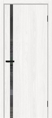 Межкомнатная дверь   Браво-1.55 White Dreamline Mirox Grey 200*60,  модерн,  остекленные, spBRV153-1035 - фото 3834060