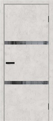 Межкомнатная дверь   Браво-2.55 Look Art Mirox Grey 200*60,  модерн,  остекленные, spBRV153-1043 - фото 3834062