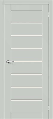 Межкомнатная дверь   Браво-22 Grey Matt Magic Fog 200*60,  модерн,  остекленные, spBRV066-0114 - фото 3834076