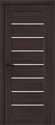 Межкомнатная дверь   Браво-22 Wenge Melinga Magic Fog 200*60,  модерн,  остекленные, spBRV153-1116 - фото 3834157