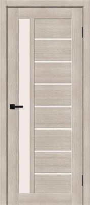 Межкомнатная дверь   Браво-27 Cappuccino Melinga Magic Fog 200*60,  модерн,  остекленные, spBRV153-1232 - фото 3834185