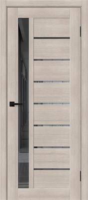 Межкомнатная дверь   Браво-27 Cappuccino Melinga Mirox Grey 200*60,  модерн,  остекленные, spBRV153-1236 - фото 3834186