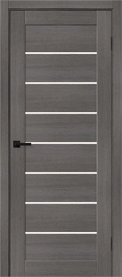 Межкомнатная дверь   Браво-22 Grey Melinga Magic Fog 200*60,  модерн,  остекленные, spBRV153-1278 - фото 3834193