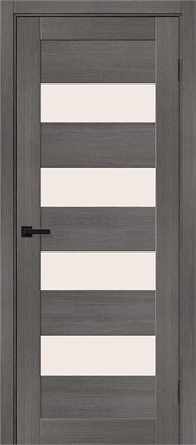 Межкомнатная дверь   Браво-23 Grey Melinga Magic Fog 200*60,  модерн,  остекленные, spBRV153-1282 - фото 3834194