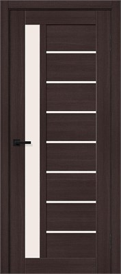 Межкомнатная дверь   Браво-27 Wenge Melinga Magic Fog 200*60,  модерн,  остекленные, spBRV153-1300 - фото 3834196