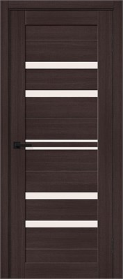 Межкомнатная дверь   Браво-30 Wenge Melinga Magic Fog 200*60,  модерн,  остекленные, spBRV153-1312 - фото 3834198